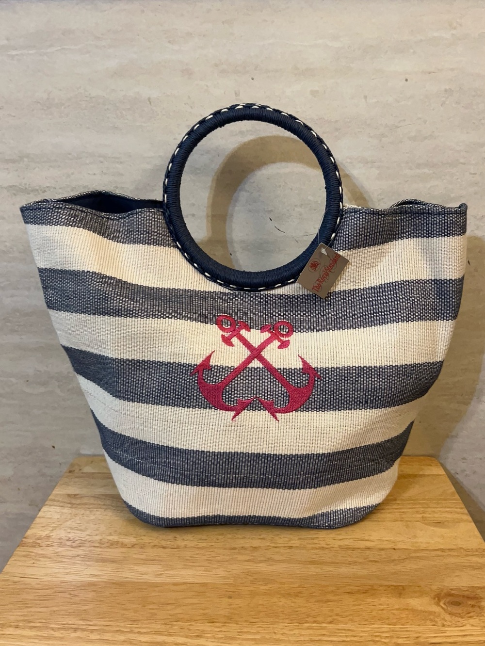 NWT-The Royal Standard nautical striped beach tote